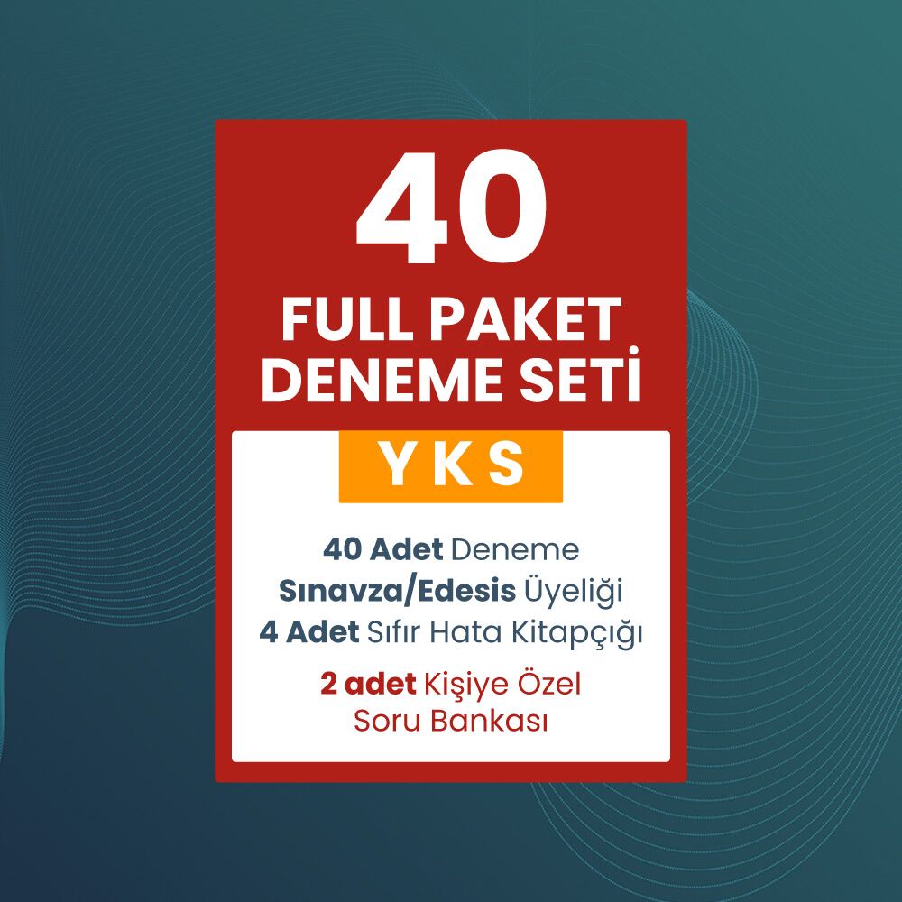 F Deneme Full Paket Deneme Seti - Görsel 3